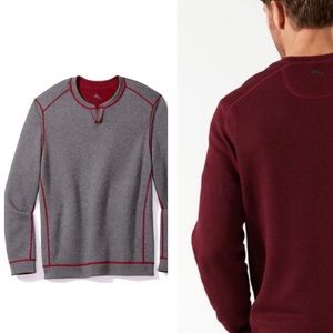 Reversible Tommy Bahama Flipshore Sweatshirt NWOT